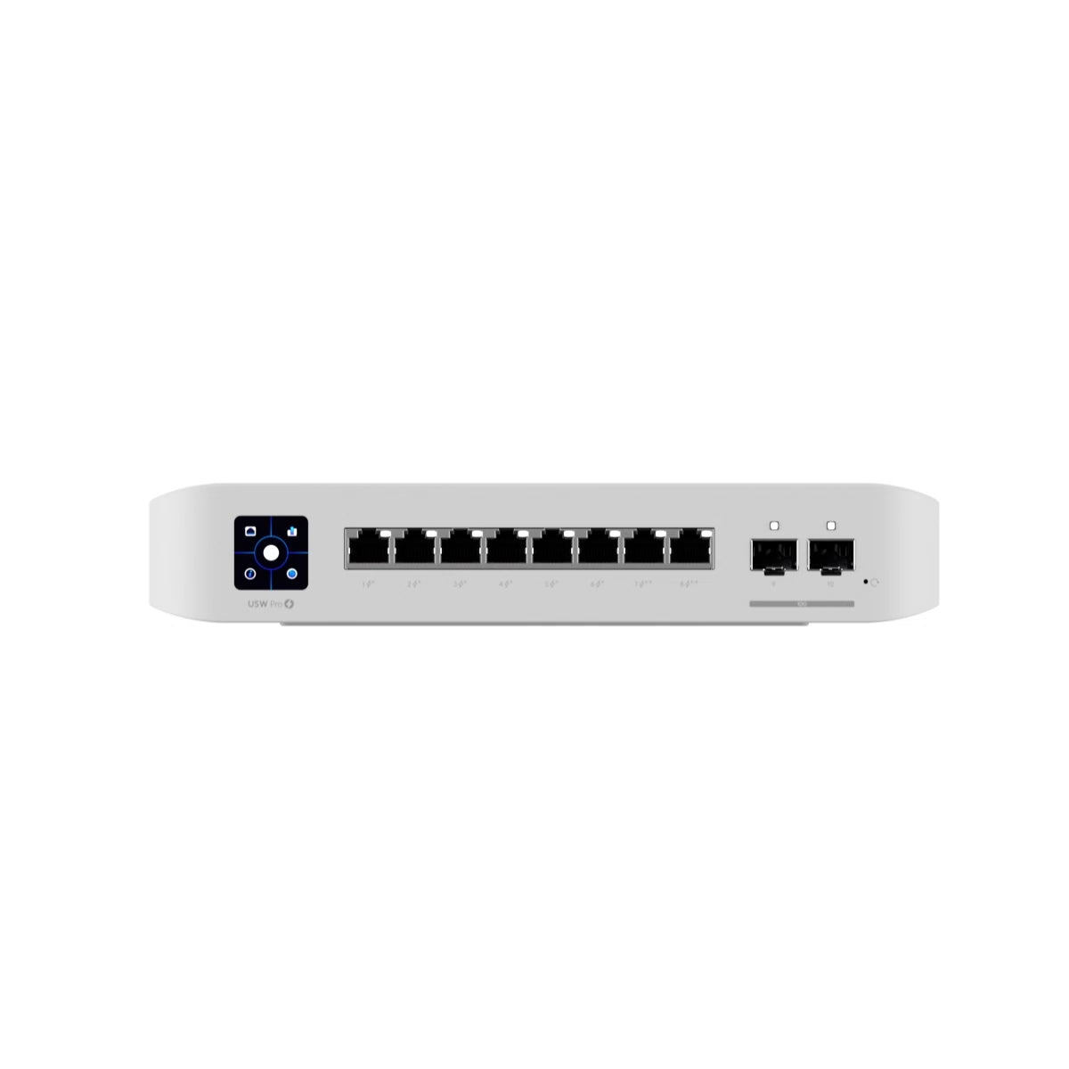 Ubiquiti UniFi Network, Switch, 8-Port, POE 120W, (6) GbE PoE+ Ports, (2) GbE PoE++ Ports, (2) 10...