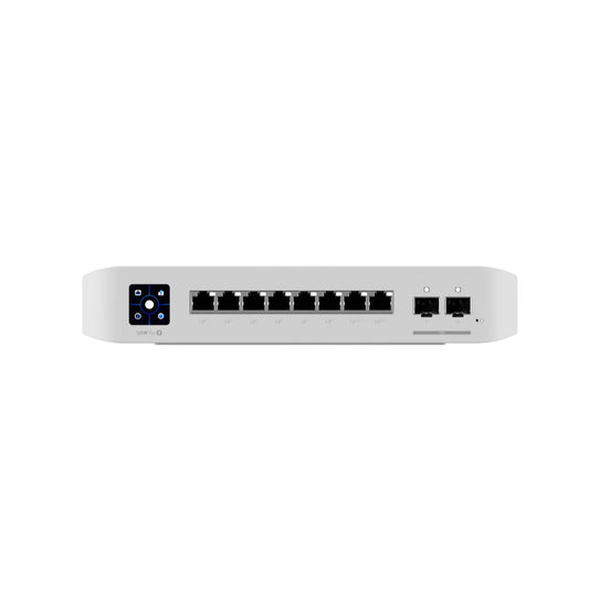 Ubiquiti UniFi Network, Switch, 8-Port, POE 120W, (6) GbE PoE+ Ports, (2) GbE PoE++ Ports, (2) 10...
