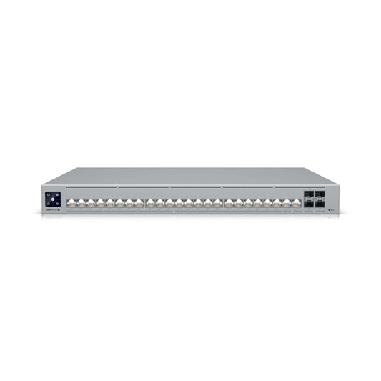 Ubiquiti Pro HD 24 PoE,Professional-grade, Layer 3 Etherlighting Switch, (2) 10 GbE PoE++, (22) 2...