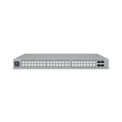 Ubiquiti UniFi Network, Switch, 48-Port,  POE 720W, (16) 2.5 GbE ports, 8 PoE+, 8 PoE++, (4) 10G...