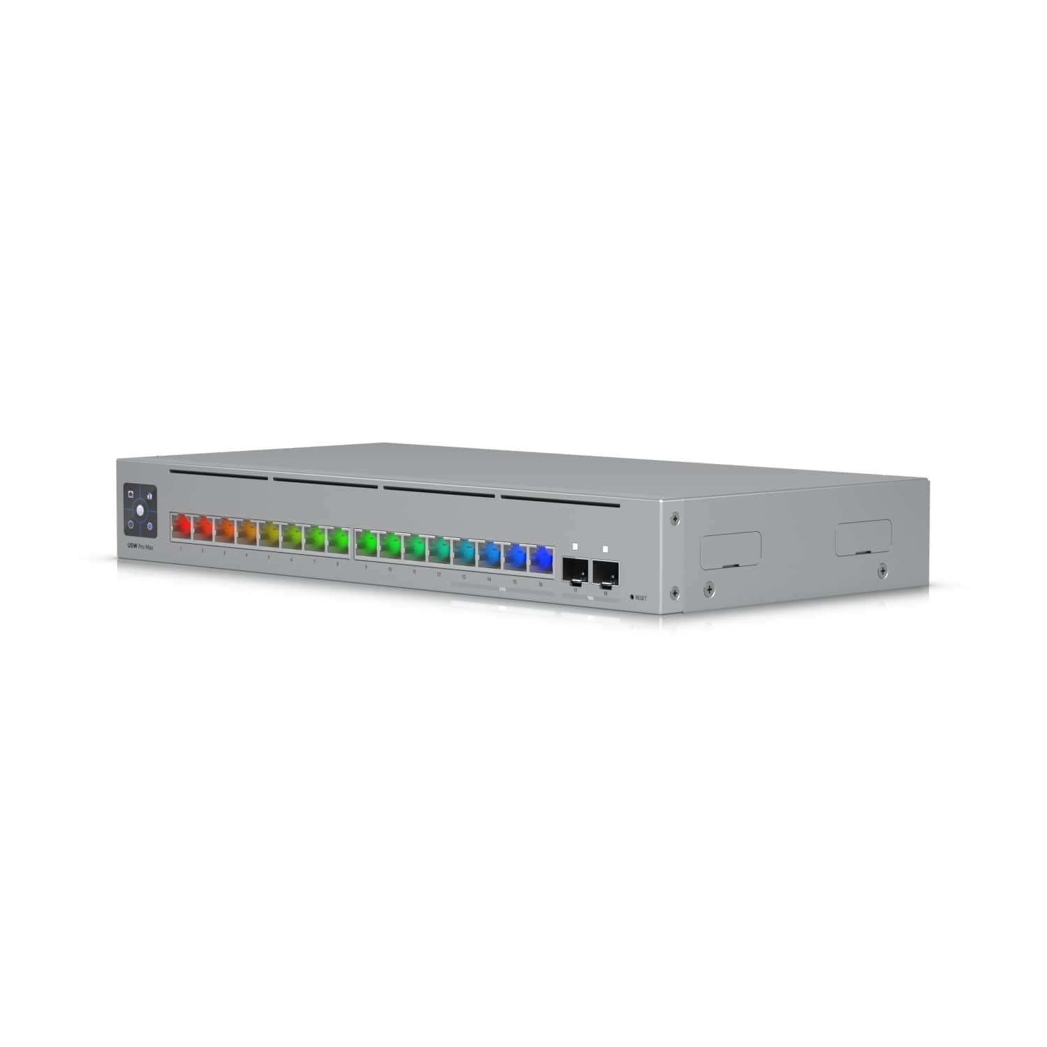 Ubiquiti UniFi Network,Pro Max 16 Switch,16-port, Layer 3 Etherlighting, 2.5 GbE, Power Supply 5V... - Image 2