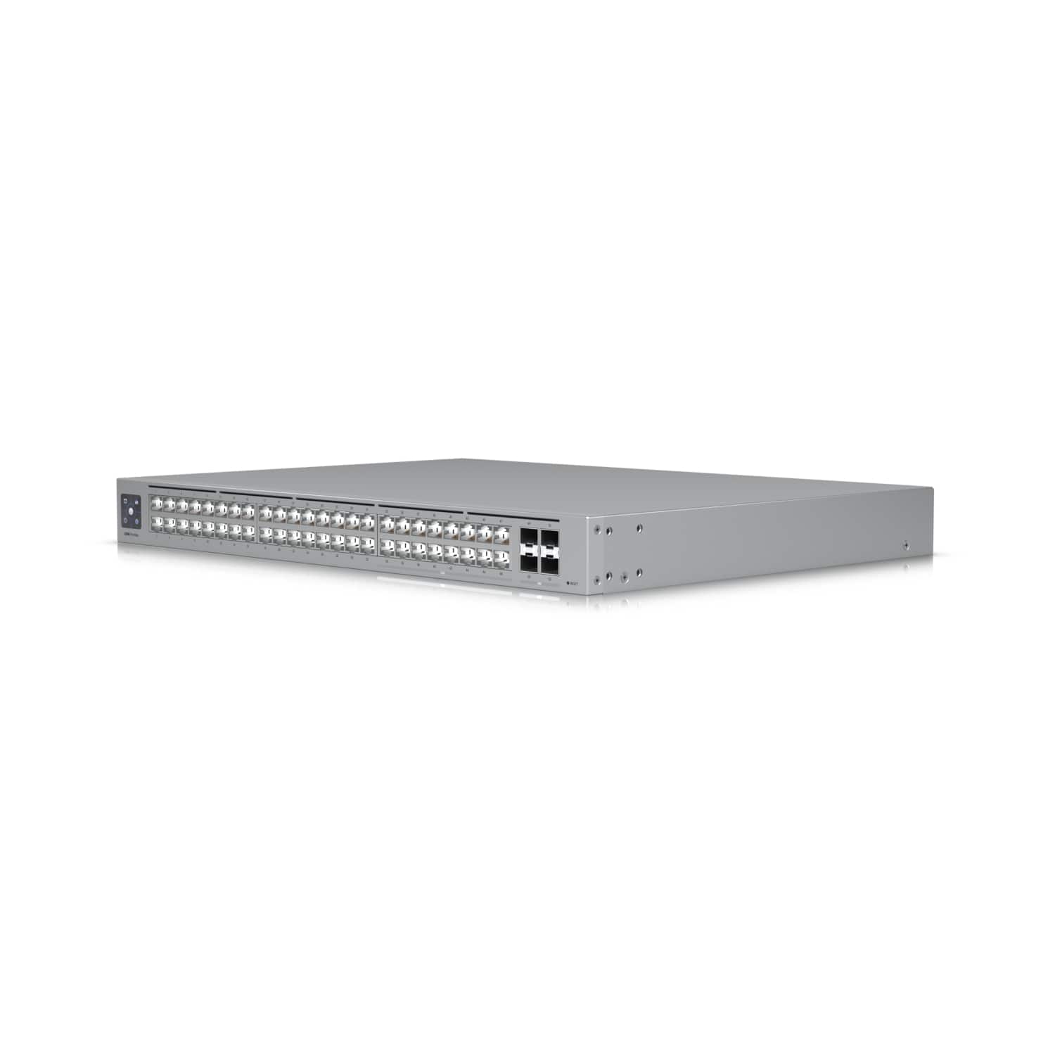 Ubiquiti Pro Max 48, 48-port, Layer 3 Etherlighting Switch, 2.5 GbE, 16 GbE RJ45 Ports, 32 GbE RJ...