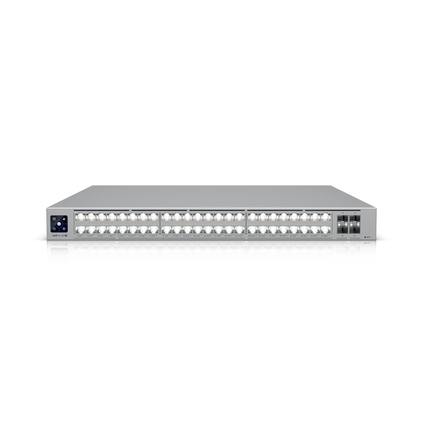 Ubiquiti Pro XG 48 PoE, Professional-grade, 48-port Layer 3 Etherlighting, PoE+++ Switch, (32) 10...