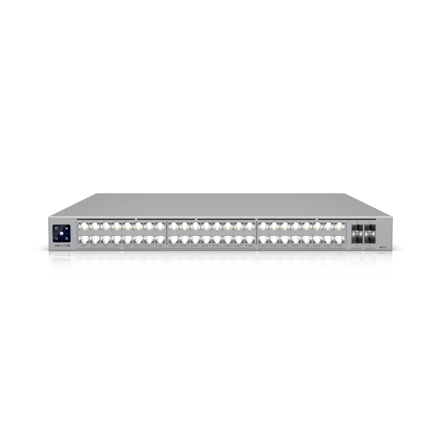 Ubiquiti Pro XG 48 PoE, Professional-grade, 48-port Layer 3 Etherlighting, PoE+++ Switch, (32) 10...