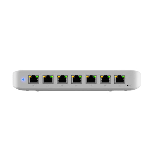 Ubiquiti Ultra 60W, Compact 8-port Layer 2 GbE PoE Switch, Versatile Mounting, 7 GbE PoE+ Output...
