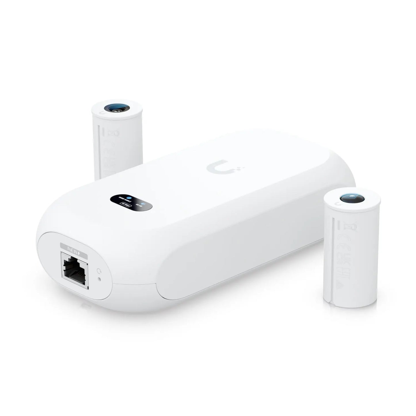 Ubiquiti Camera 8MP Wide Angle Lens (97.5˚ H), 12MP Fisheye 360˚ Lens, Colour LCM Display For Dev...