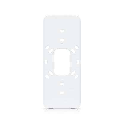 Ubiquiti G4 Doorbell Pro PoE Gang Box Mount, White,Secure, Flat/ 25° Angled Wedge Angled Mounting Plate, Compatible NHU-UVC-G4-DBELL-POE