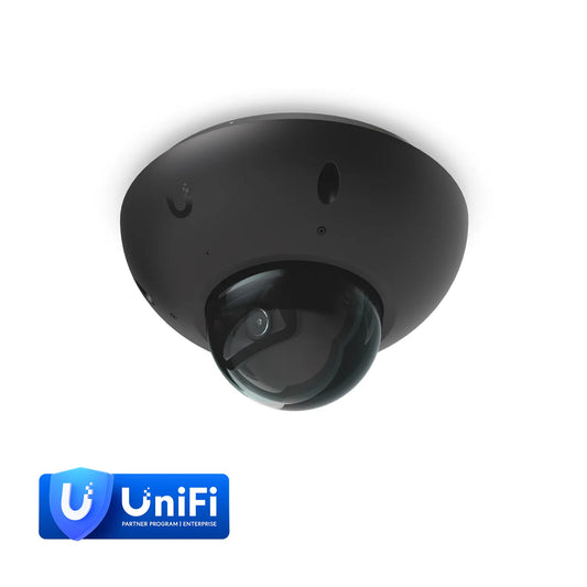Ubiquiti G6 Dome,Black,All weather,Vandal-proof 4K PoE Camera,1/1.8 8MP Image Sensor,Multi-TOPS A...