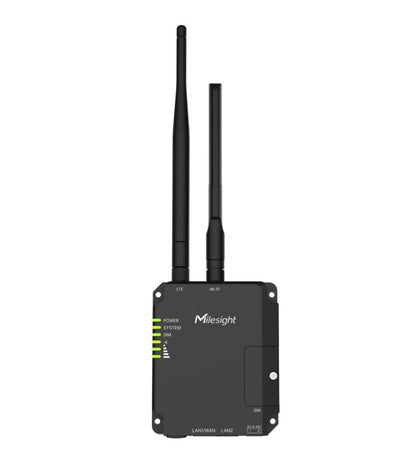 Milesight Industrial 4G Router, CAT4 LTE, 2x PoE Output Ports, ARM Cortex A7 CPU, Single SIM, NBN...