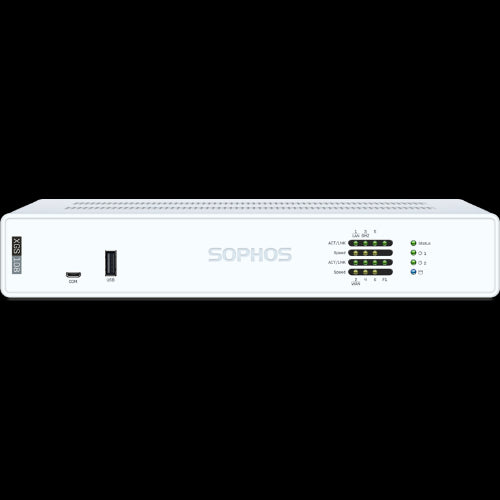 Sophos XGS 108 Security Firewall Appliance, Desktop, FW 12.5G, TP 2.5G, VPN 8.25G, 6x2.5GbE, 1xSF...