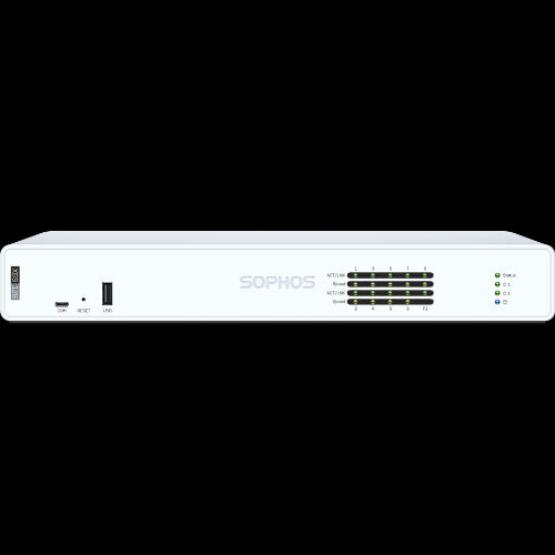 Sophos XGS 128 Security Firewall Appliance, Desktop, FW 19.1G, TP 4.0G, VPN 15.05G, 9x2.5GbE, 1xS...