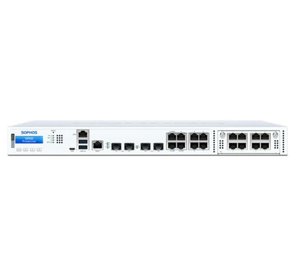 Sophos XGS 3100 Security Firewall Appliance, Rack 1U, FW 47G, TP 7.4G, VPN 25G, 8x1GbE, 2xSFP, 2x...