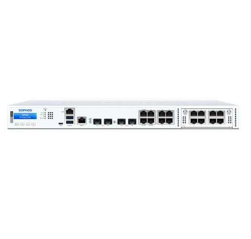 Sophos XGS 3300 Security Firewall Appliance, Rack 1U, FW 58G, TP 10.0G, VPN 31.1G, 8x1GbE, 2xSFP,...