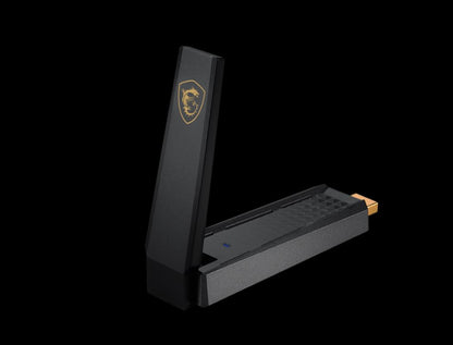 MSI AXE5400 WiFi 6E USB adapter, 2.4GHz / 5GHz / 6GHz, 1x USB 3.2, Windows 11, Windows 10, Linux... - Image 2