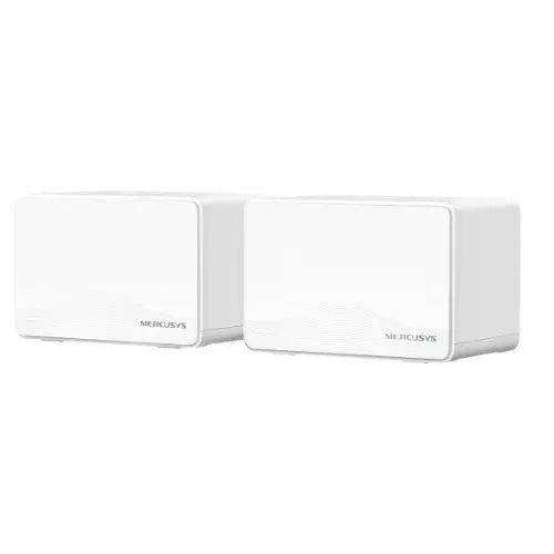 Mercusys Halo H25BE(2-pack) BE3600 Whole Home Mesh Wi-Fi 7 System, 460 m²,  688 Mbps at 2.4 GHz,...