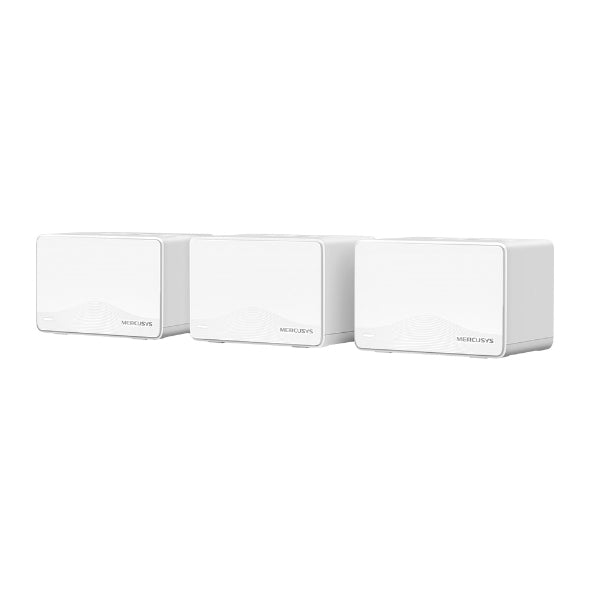 Mercusys Halo H25BE(3-pack) BE3600 Whole Home Mesh Wi-Fi 7 System, 650m²,  688 Mbps at 2.4 GHz, 2...