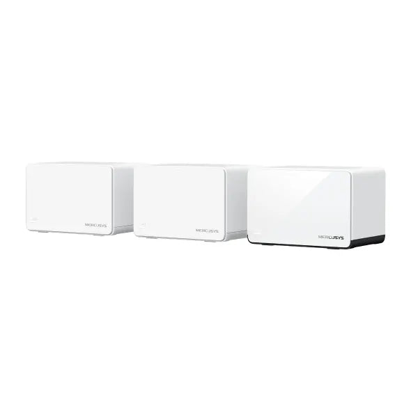 (E)Mercusys Halo H85X(3-pack) AX3000 Whole Home Mesh WiFi 6 System,  574 Mbps at 2.4 GHz, 2402 Mb...
