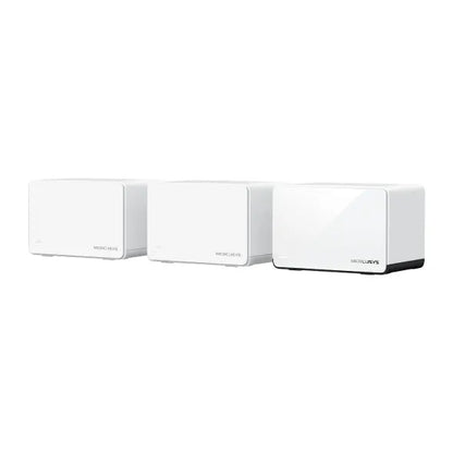 (E)Mercusys Halo H85X(3-pack) AX3000 Whole Home Mesh WiFi 6 System,  574 Mbps at 2.4 GHz, 2402 Mb...