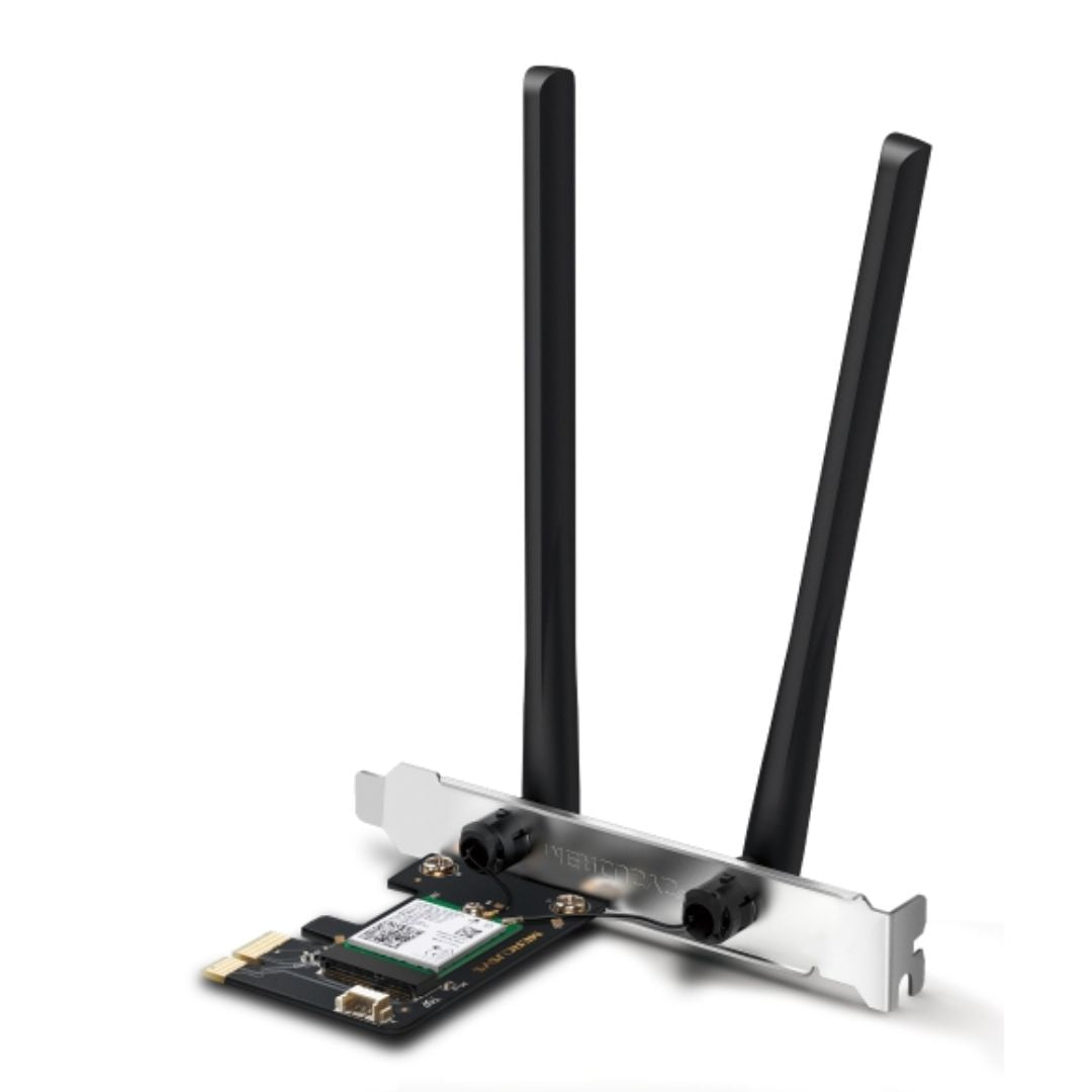 Mercusys MA80XE AX3000 Wi-Fi 6 Bluetooth 5.2 PCIe Adapter, 2402Mbps @5 GHz, 574Mbps @2.4GHz - Net... - Image 2
