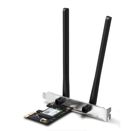 Mercusys MA80XE AX3000 Wi-Fi 6 Bluetooth 5.2 PCIe Adapter, 2402Mbps @5 GHz, 574Mbps @2.4GHz - Net... - Image 2