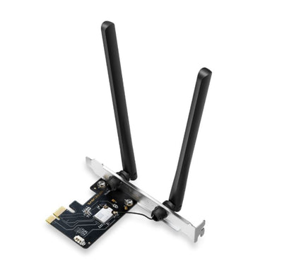 Mercusys MA86XE AXE5400 Wi-Fi 6E Bluetooth 5.2 PCIe Adapter, 2402Mbps @6GHz,2402Mbps @5GHz, 574Mb...