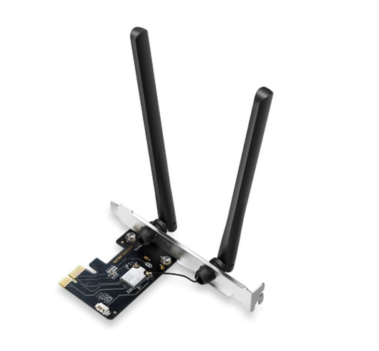 Mercusys MA86XE AXE5400 Wi-Fi 6E Bluetooth 5.2 PCIe Adapter, 2402Mbps @6GHz,2402Mbps @5GHz, 574Mb...