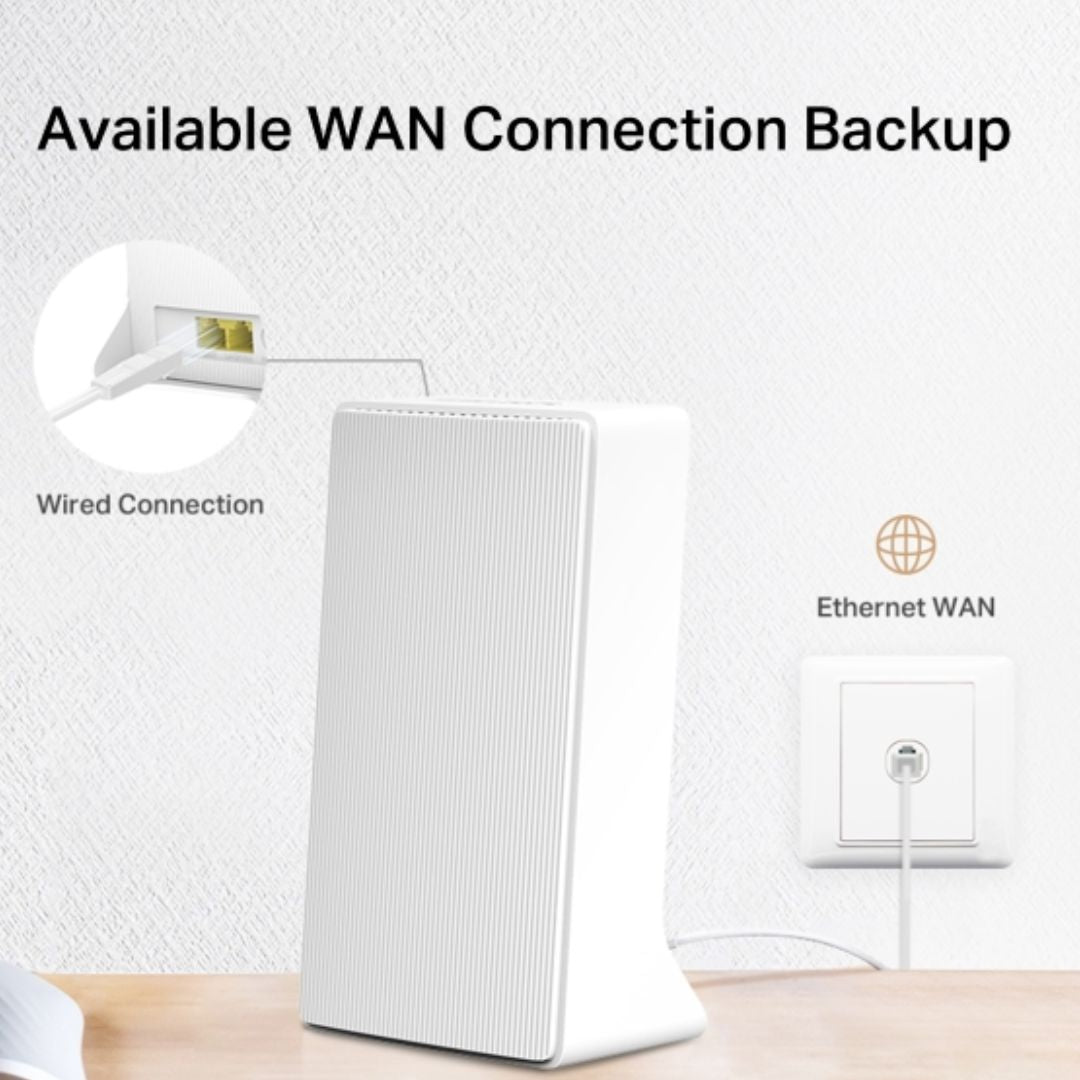 Mercusys MB130-4G AC1200 Wireless Dual Band 4G LTE Router, up to 150 Mbps, Dual Band 1200 Mbps Wi... - Image 3