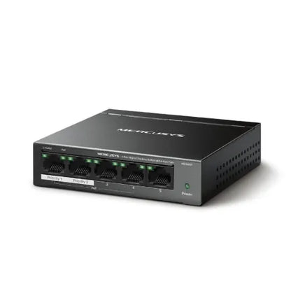 Mercusys MS105GP 5-Port Gigabit Desktop Switch with 4-Port PoE+, 10/100/1000 Mbps RJ45 ports, Up... - Image 2