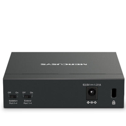 Mercusys MS105GP 5-Port Gigabit Desktop Switch with 4-Port PoE+, 10/100/1000 Mbps RJ45 ports, Up... - Image 3