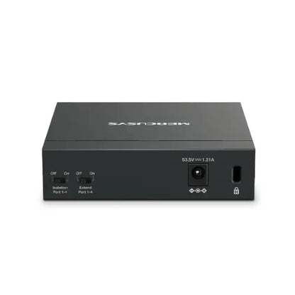 Mercusys MS105GP 5-Port Gigabit Desktop Switch with 4-Port PoE+, 10/100/1000 Mbps RJ45 ports, Up... - Image 3