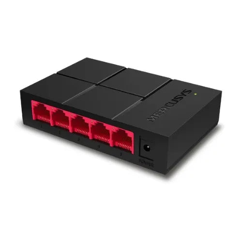 Mercusys MS105G 5-Port Gigabit Desktop Switch, 5x Gigabit Ports, Compact Design, Plug N Play, Gre... - Image 3