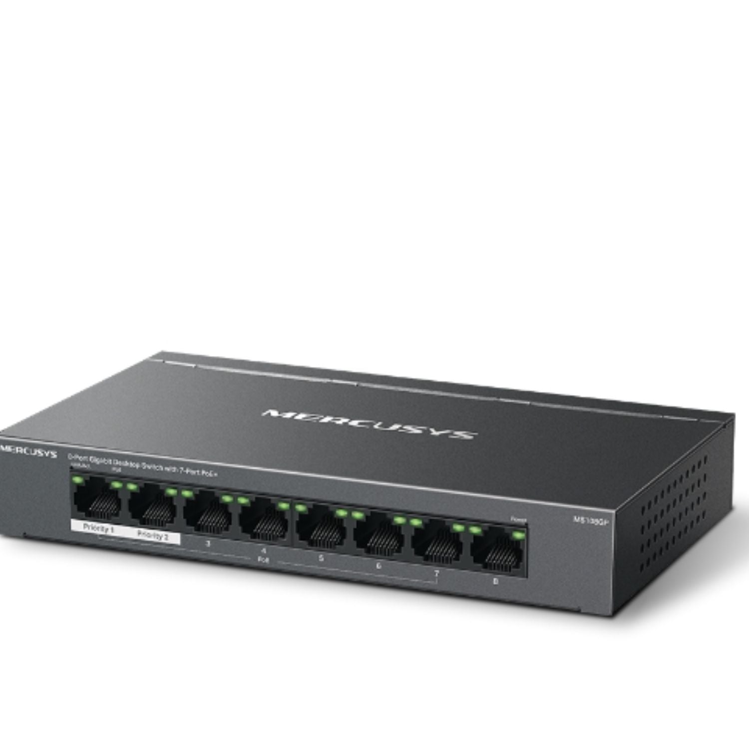Mercusys MS108GP 8-Port Gigabit Desktop Switch with 7-Port PoE+, Up to 250 m - Network - Consumer - Image 2