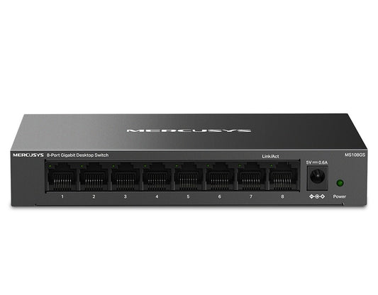 Mercusys MS108GS-M2  8-Port 2.5G Multi-Gigabit Desktop Switch - Network - Consumer