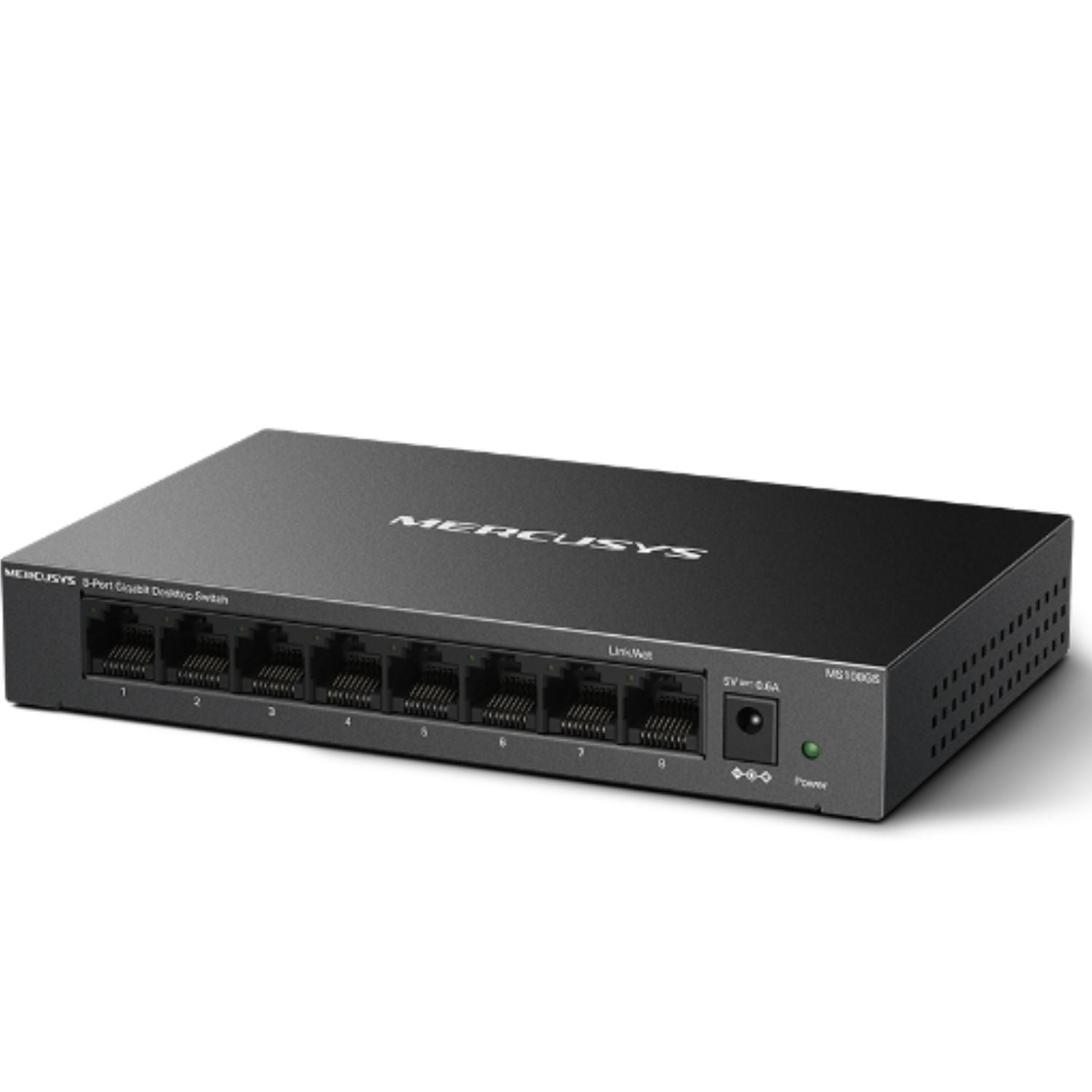 Mercusys MS108GS 8-Port Gigabit Desktop Switch, 8×10/100/1000 Mbps RJ45 port Supporting Auto-MDI/... - Image 2