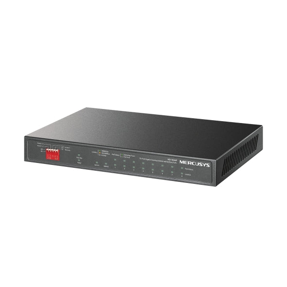 Mercusys MS110CMP 8-Port 10/100 Mbps + 2-Port Gigabit Desktop Switch with 8-Port PoE+ - Network...