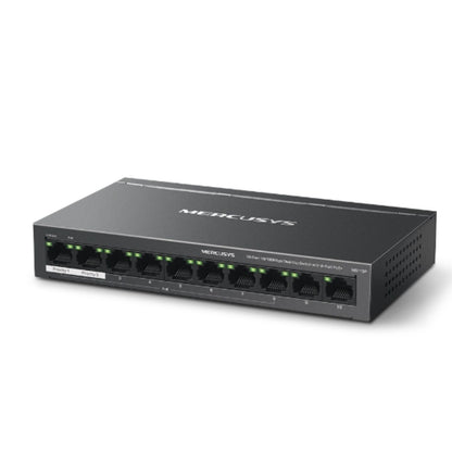 Mercusys MS110P 10-Port 10/100Mbps Desktop Switch with 8-Port PoE+, Up to 250 m - Network - Consumer - Image 2