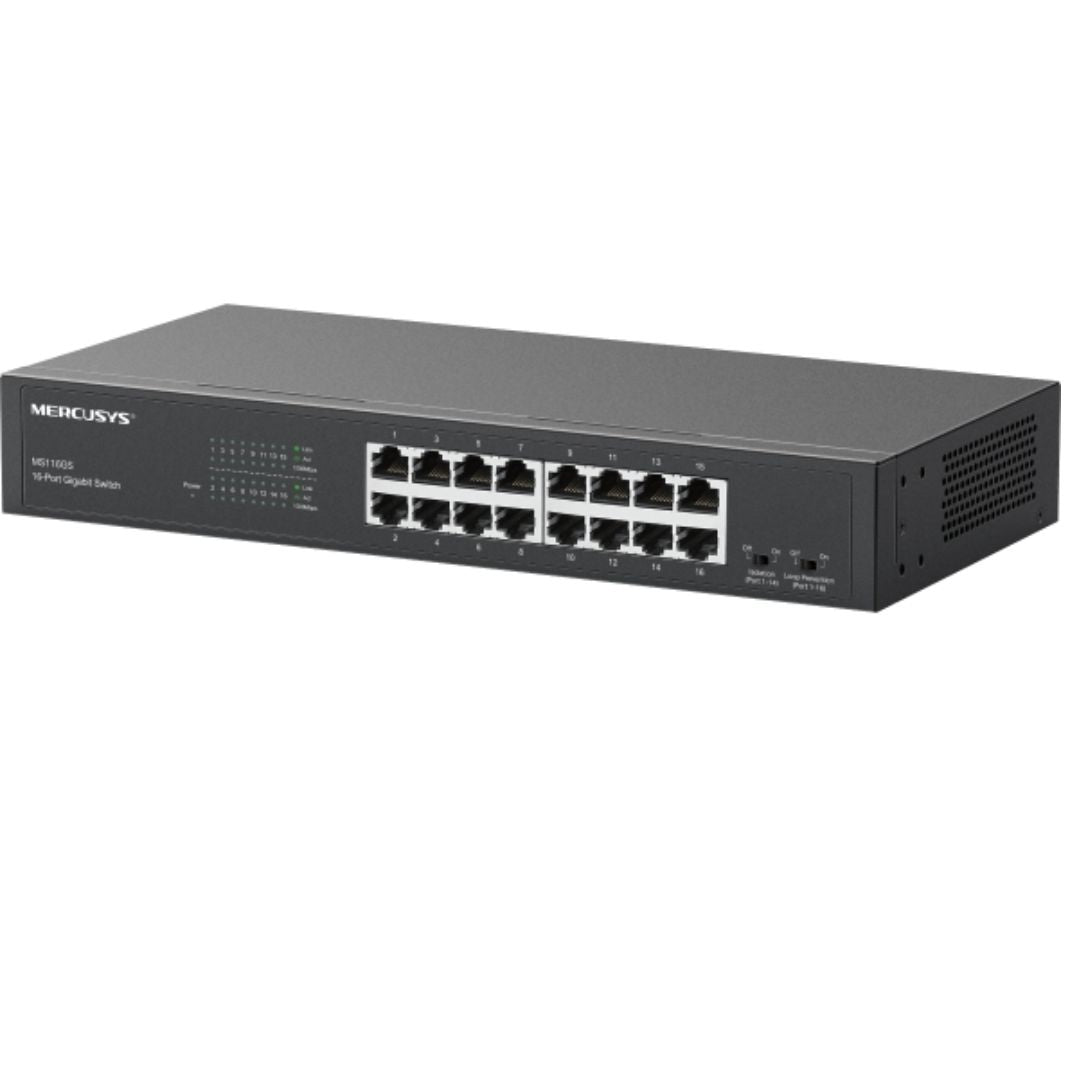 Mercusys MS116GS 16-Port Gigabit Desktop/Rackmount Switch - Network - Consumer - Image 2