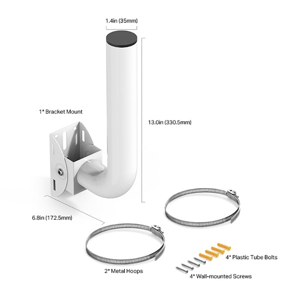 TP-Link TL-APM200 Pole/Wall Mount Kit for Outdoor Access Point ,Used with outdoor AP, support wal... - Image 2