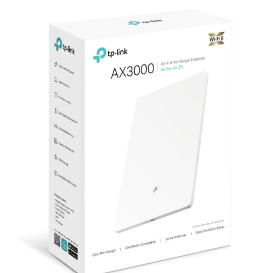 TP-Link Archer Air E5 AX3000 Dual-Band Wi-Fi 6 Air Range Extender, 574Mbps @2.4GHz + 2402Mbps @5G...