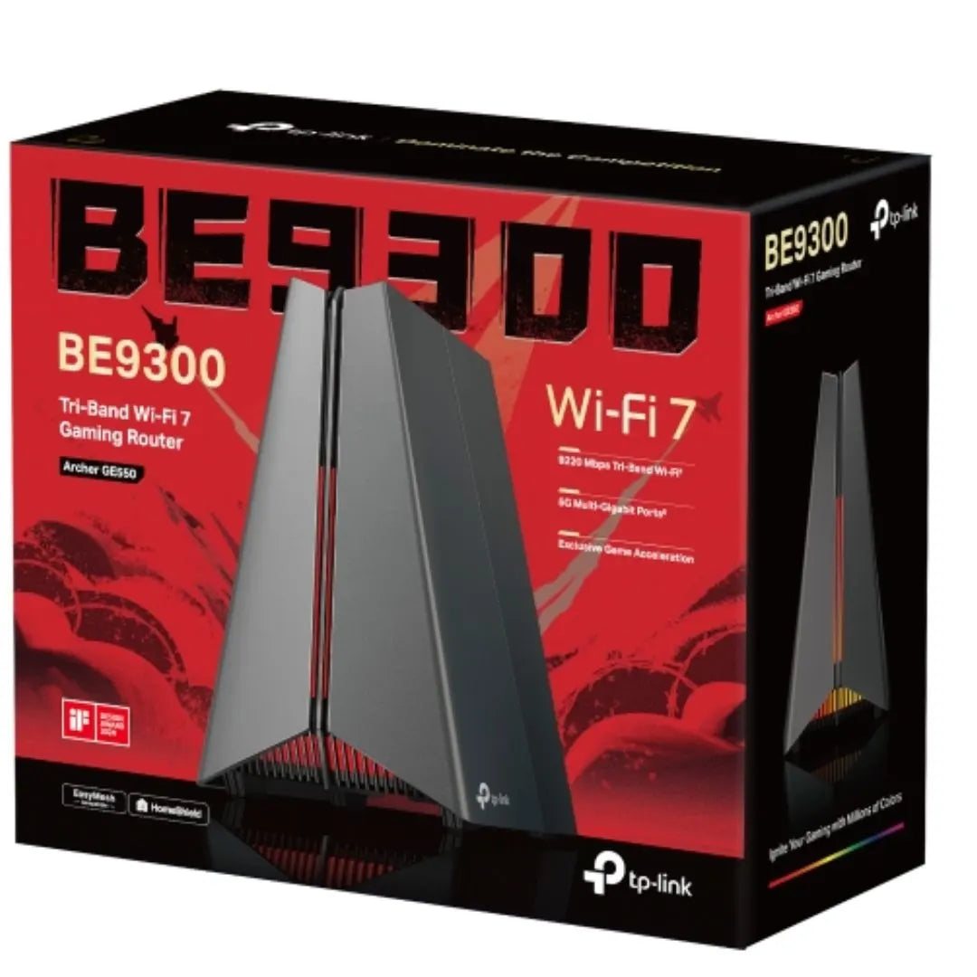 TP-Link Archer GE550 BE9300 Tri-Band Wi-Fi 7 Gaming Router (WIFI7) 688 Mbps at 2.4 GHz + 2882 Mbp...