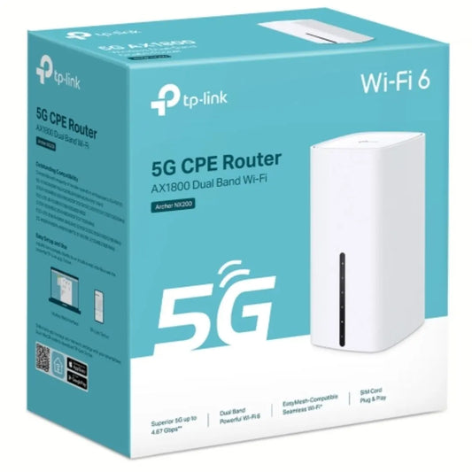 TP-Link Archer NX200 5G AX1800 Wireless Dual-Band Gigabit Router, 1201 Mbps at 5 GHz + 574 Mbps a...