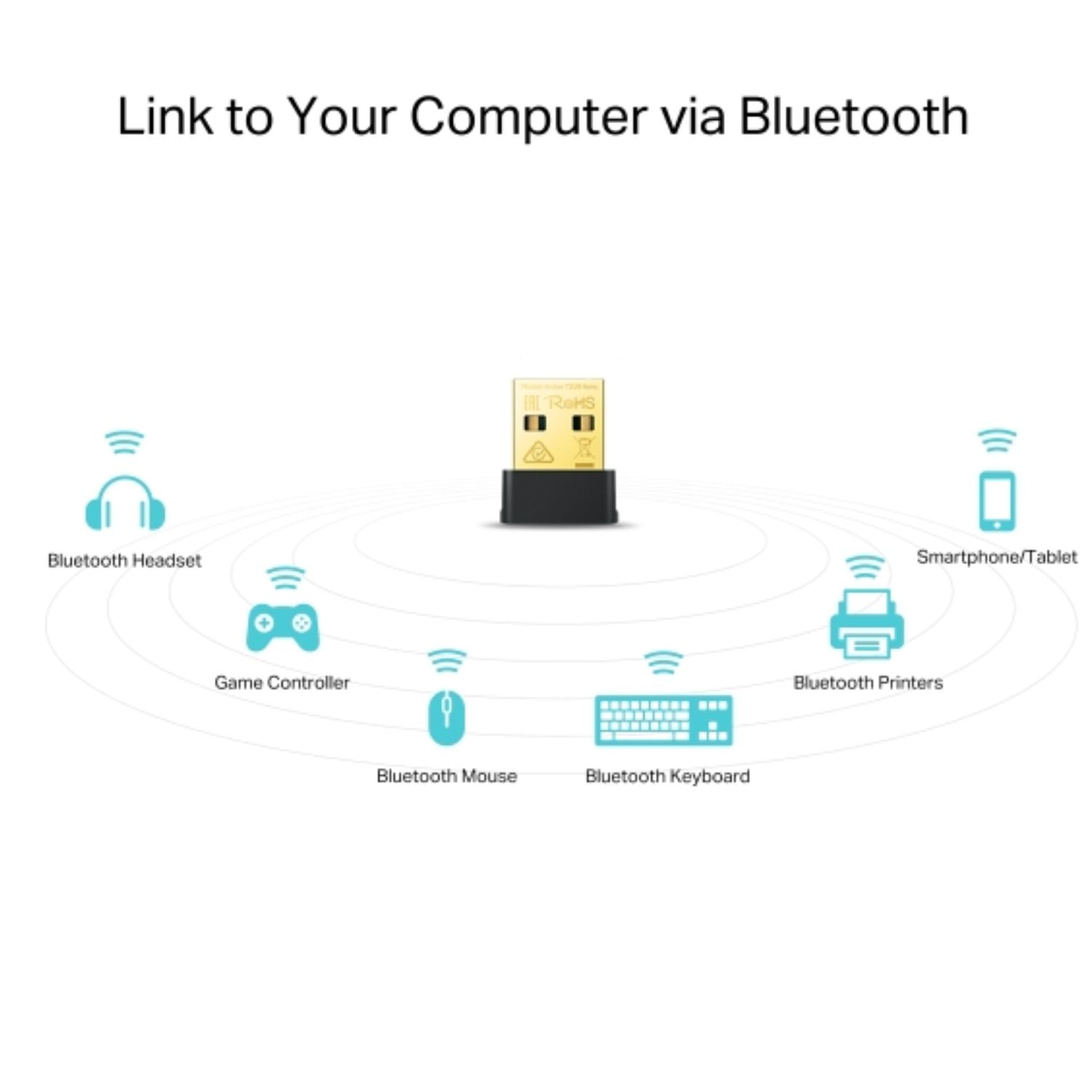 TP-Link AC600 Nano Wi-Fi Bluetooth 4.2 USB Adapter, Dual Band, Wireless, Bluetooth 4.2, Miniature... - Image 3