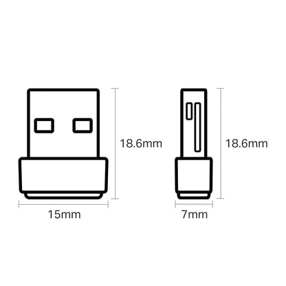 TP-Link Archer T2U Nano AC600 Nano Dual Band Wi-Fi USB Adapter, 433 Mbps at 5 GHz + 200 Mbps at 2... - Image 3