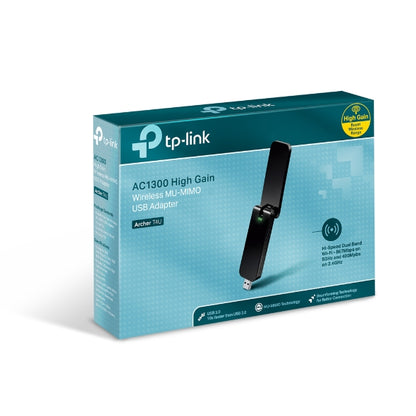 TP-Link Archer T4U AC1300 Wireless Dual Band USB Adapter 2.4GHz (400Mbps) 5GHz (867Mbps) 1xUSB3 8...