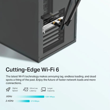 TP-Link Archer TX20E AX1800 Wi-Fi 6 Bluetooth 5.2 PCIe Adapter, 1201Mbps@5GHz, 574Mbps@2.4GHz - N... - Image 2