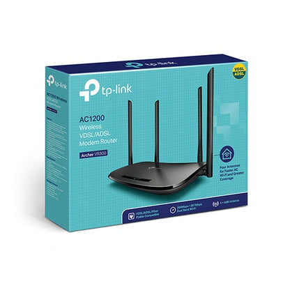 TP-Link Archer VR300 AC1200 1200Mbps Wireless VDSL/ADSL Modem Router 1.2Gbps 867Mbps@5GHz 300Mbps... - Image 4