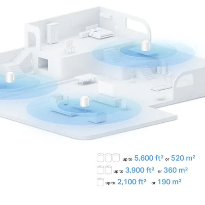 TP-Link Deco X1500(1-pack) AX1500 Whole Home Mesh Wi-Fi 6 System, 300 Mbps at 2.4 GHz + 1201 Mbps... - Image 4