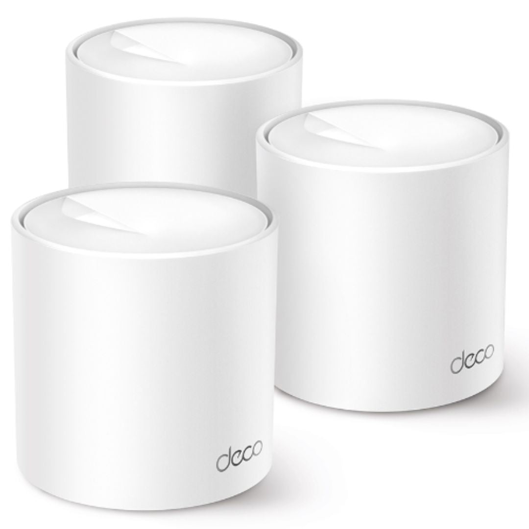 TP-Link Deco X1500(3-pack)  AX1500 Whole Home Mesh Wi-Fi 6 System, 300 Mbps at 2.4 GHz + 1201 Mbp... - Image 2
