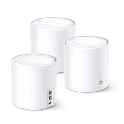 TP-Link Deco X20(3-pack) AX1800 Whole Home Mesh Wi-Fi System, Up To 530 sqm Coverage, WIFI6, 1201Mbps @ 5Ghz, 574Mbps @ 2.4 GHz OFDMA, MU-MIMO (WIFI6)