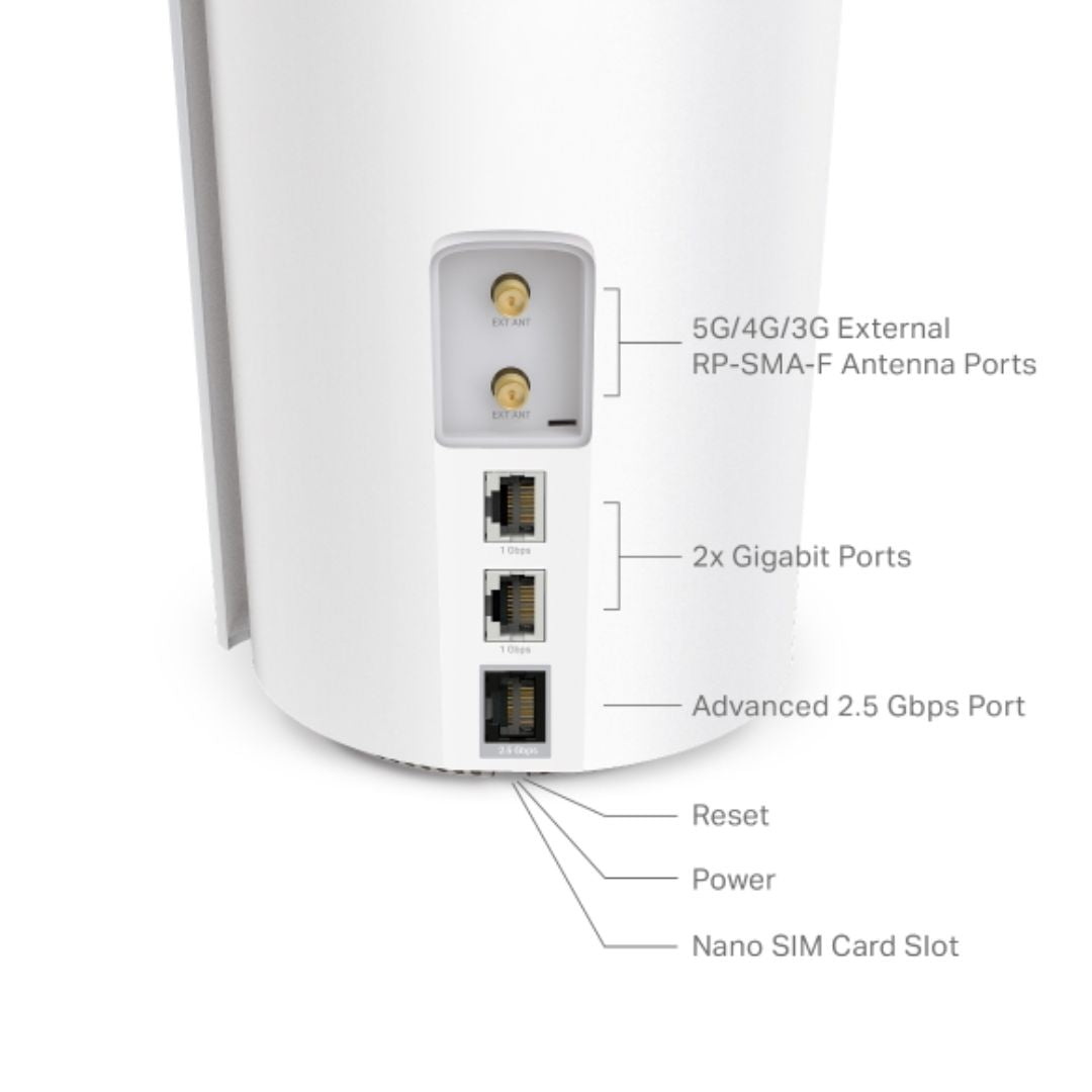 TP-Link Deco X50-5G(1-pack) 5G AX3000 Whole Home Mesh WiFi 6 Gateway, 574 Mbps at 2.4 GHz + 2402... - Image 4